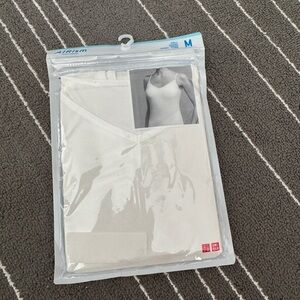 Uniqlo AIRism V-Neck Camisole in White